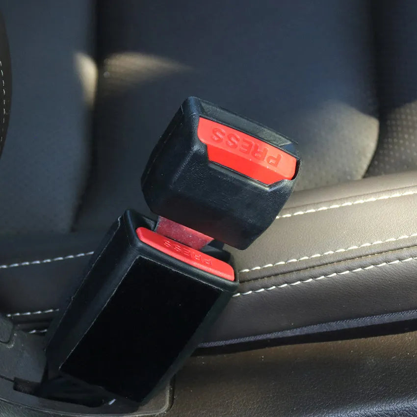 Seat Belt Alarm Silencer Clips (2-Pack) | Tool-Free Plug-In Buckle Inserts | Stops Annoying Seat Belt Beeping Fast 3