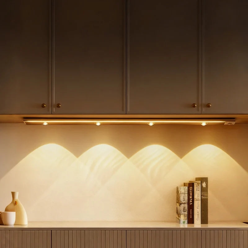 Arc Motion Sensor Light | Rechargeable, Magnetic Mount & Remote Control | Dimmable Warm, Cool & Natural White LED 5