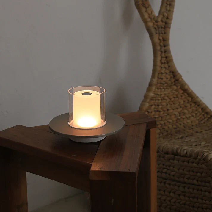 Candle Lamp Steel 16 x 10 cm | Gesture-Control Dimming | Cordless Rechargeable, Gold or Silver, 10-18 Hour Battery 9