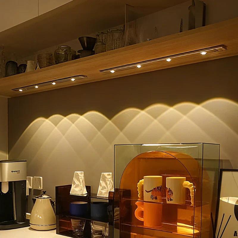 Arc Motion Sensor Light | Rechargeable, Magnetic Mount & Remote Control | Dimmable Warm, Cool & Natural White LED 11