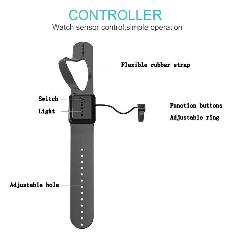 2.4G Gravity Sensor Watch-Control Mini Drone | Infrared Obstacle Avoidance, 3D Flips | Altitude Hold, LED Lights, USB Charging 6