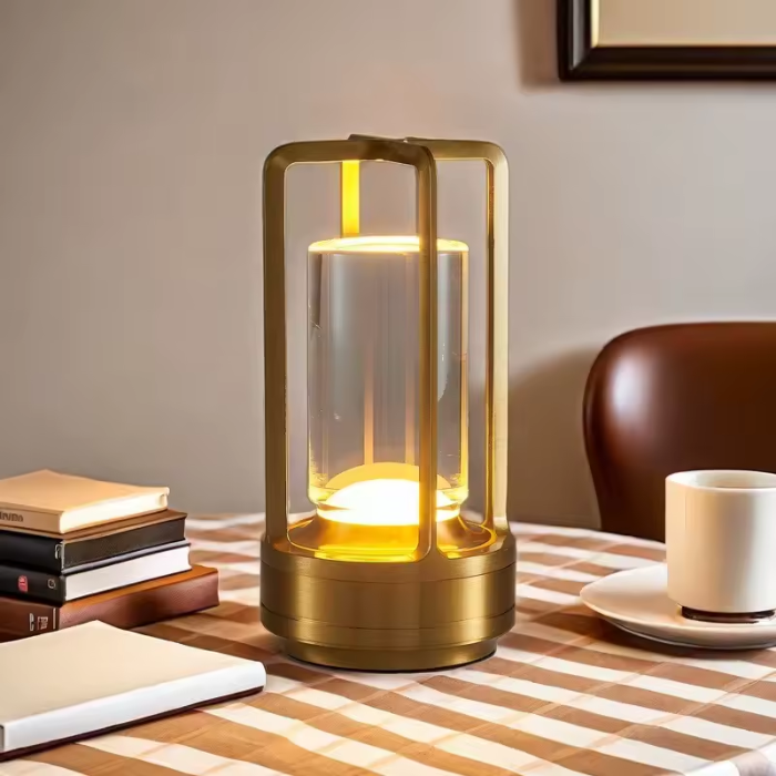 Cordless LED Table Lamp Aluminium 18 x 9 cm | Gold, Silver, Black | Touch Dimmable, 3 Colour Modes, USB-C Rechargeable 7
