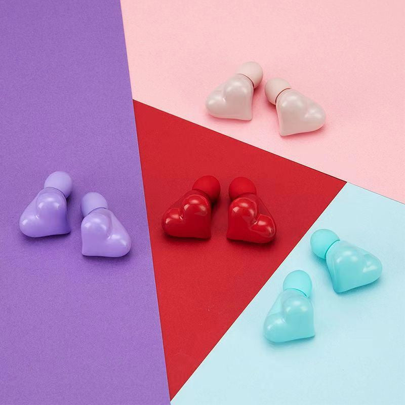 Heart-Shaped Wireless Earbuds for Women | Bluetooth 5.3, ENC Noise Cancelling & Touch Control | 24-Hour Battery Life 2