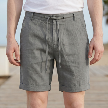Men's Linen Chino Shorts – Relaxed Fit, Sizes S–3XL