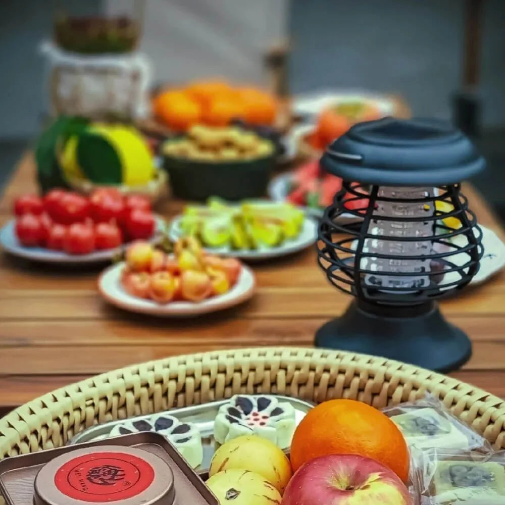 Solar Mosquito Zapper Lantern ABS Housing | 3-Position Setup, 10-Hour Runtime | IP65 Weatherproof, Dusk Sensor 6