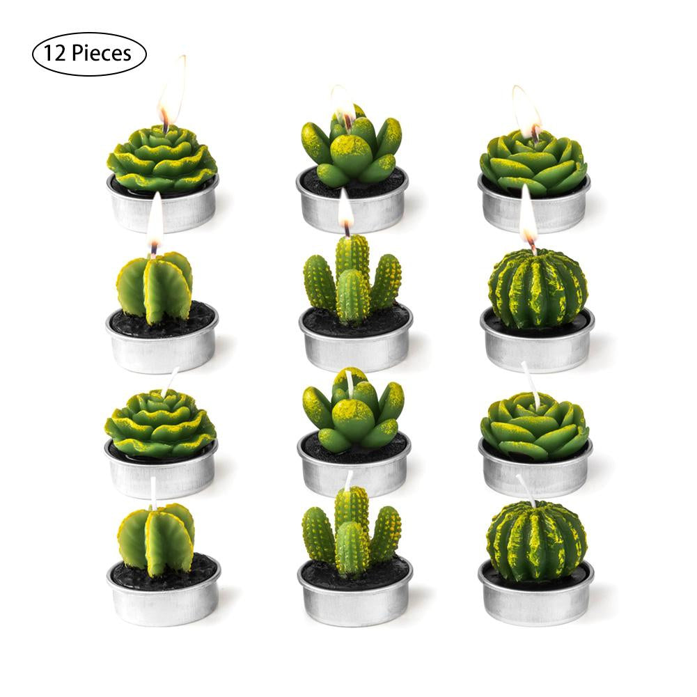 12Pcs Cactus Aroma Candle - Image 4