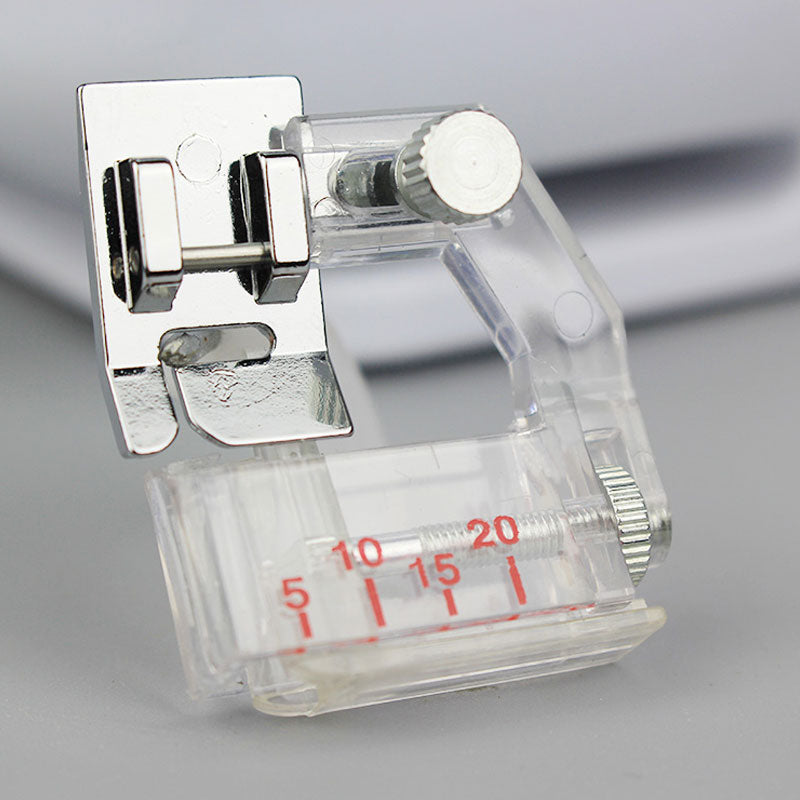 Bias Binder Presser Foot | Adjustable 5-20 mm Width, Snap-On Fit | Fits Brother, Singer, Babylock and More Sewing Machines 1