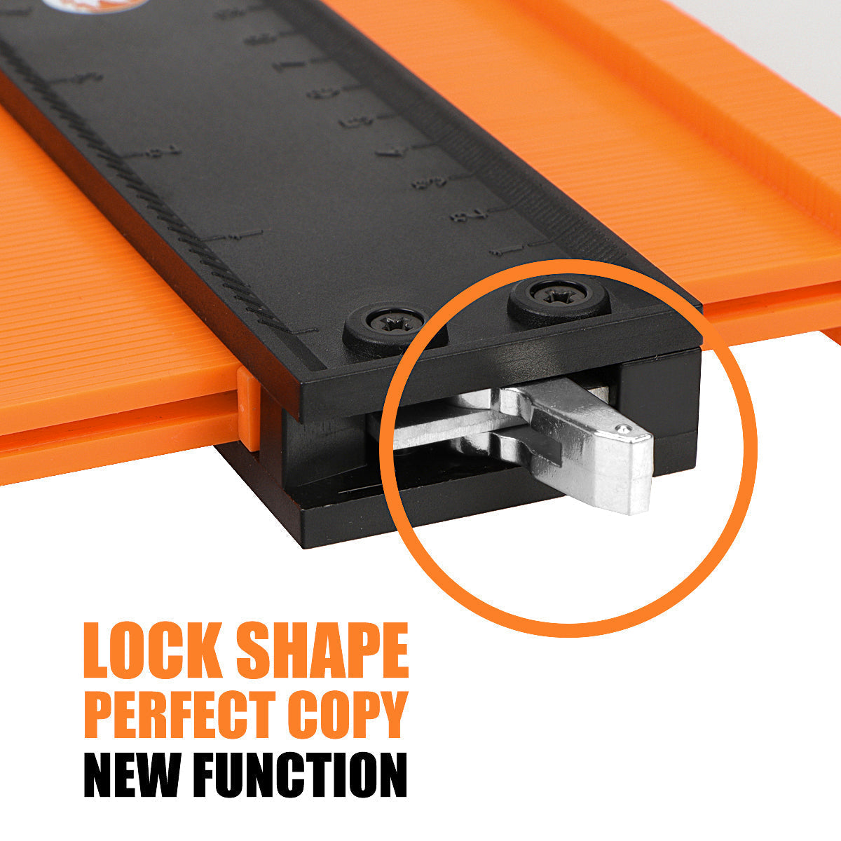 Contour Gauge Profile Tool | Locking Teeth Design | Copies Irregular Shapes Precisely and Accurately for Professionals Everywhere 1