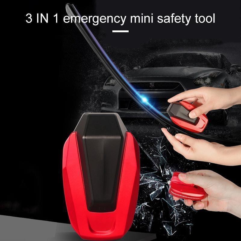 3-in-1 Car Emergency Safety Tool Seat Belt Cutter Window Breaker 8
