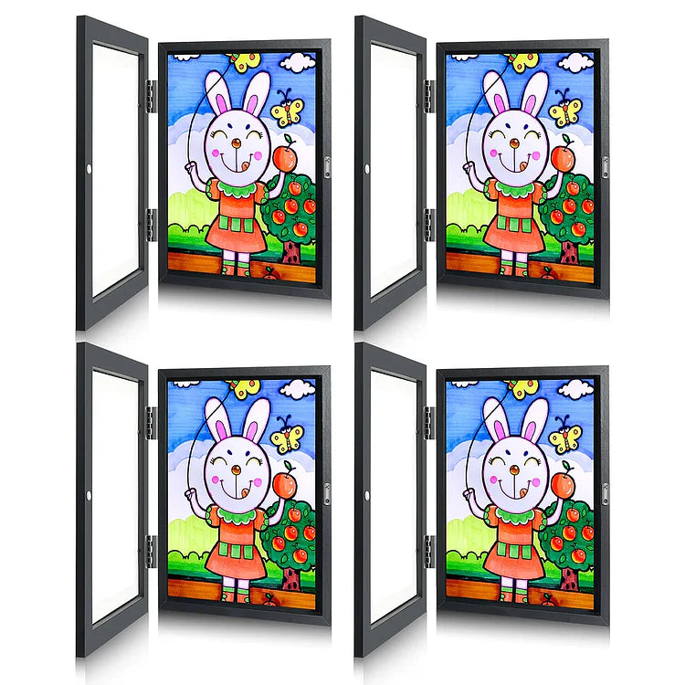 Magnetic Picture Frame Lightweight Impact-Resistant with 150-Artwork Capacity 10