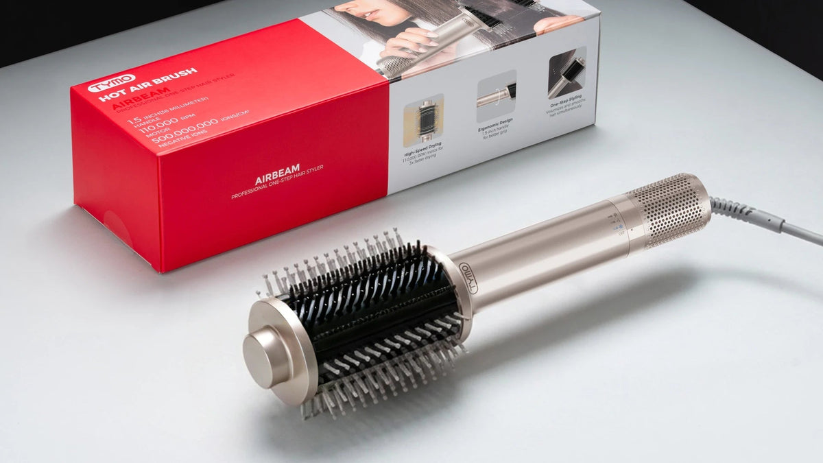 3-in-1 Hot Air Styling Brush | 1100W Motor, 500M Negative Ions | Dries, Smooths & Boosts Volume in One Fast Step
