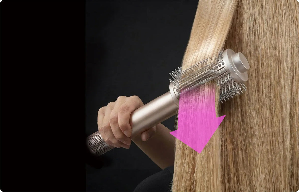 3-in-1 Hot Air Styling Brush | 1100W Motor, 500M Negative Ions | Dries, Smooths & Boosts Volume in One Fast Step