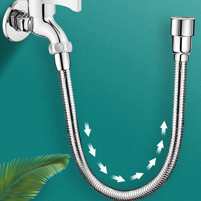 360° Rotating Faucet Extender Stainless Steel | Flexible Bendable Nozzle, Non-Slip Knurled Grip | Splash-Free Washing