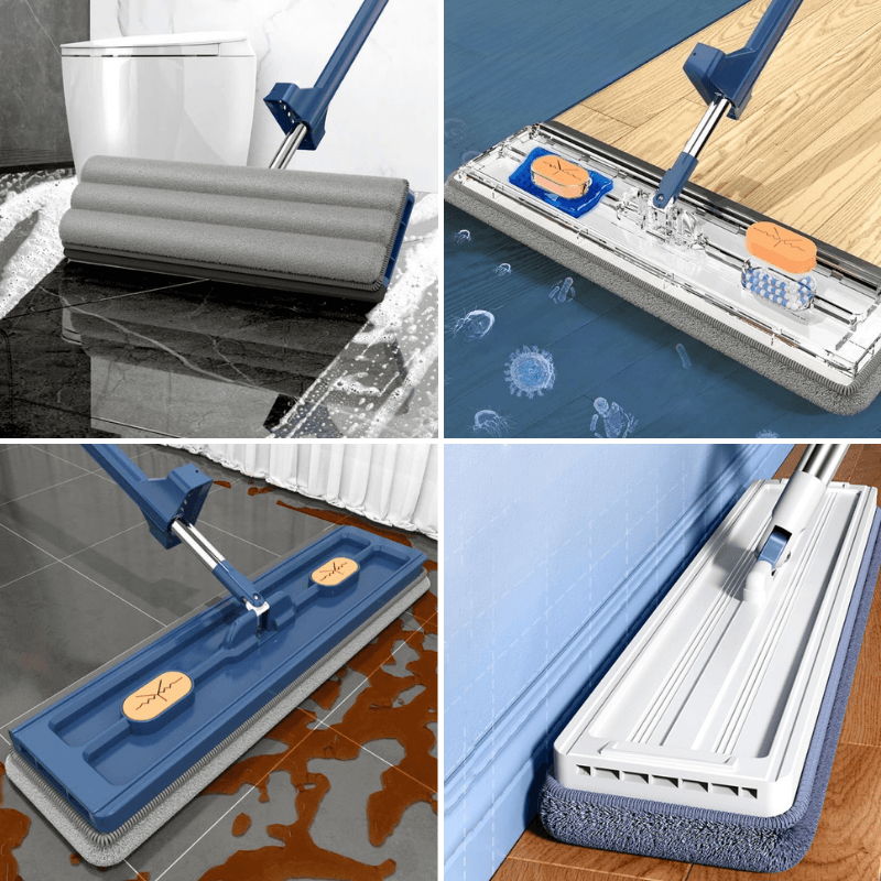 360° Rotating Mop | Wide Flat Head With A Pivot Joint
