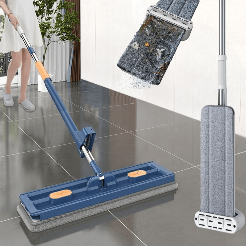 360° Rotating Mop | Wide Flat Head With A Pivot Joint