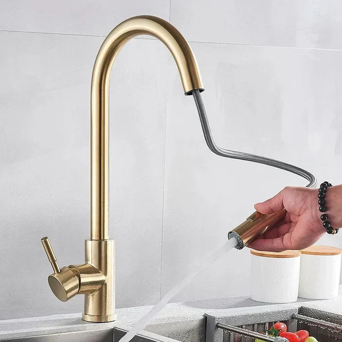 360° Swivel Faucet | 360-Degree Rotating Spout for Kitchen and Bathroom Sinks | Adjustable Handle for Precise Water Flow Control