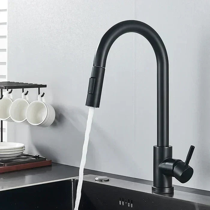 360° Swivel Faucet | 360-Degree Rotating Spout for Kitchen and Bathroom Sinks | Adjustable Handle for Precise Water Flow Control