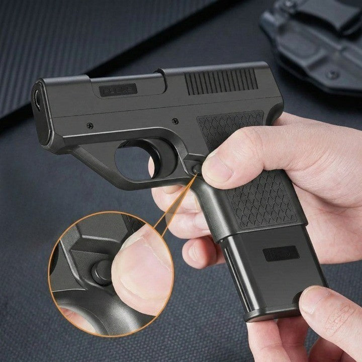Gun Shape Secret Storage Jet Flame Lighter - Image 2