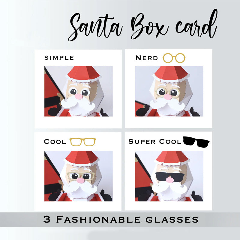 3D Pop-Up Prank Box Card Christmas Gift | Surprise Santa Jump-Out Design | Funny Gag Gift for Family and Friends