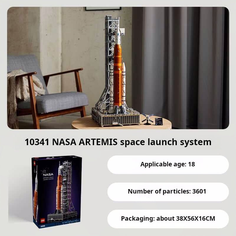 Space Launch System Model Kit, 3,601 Pieces | Multi-Stage Rocket, Boosters & Launch Tower | Collectible Build & Display Set 4