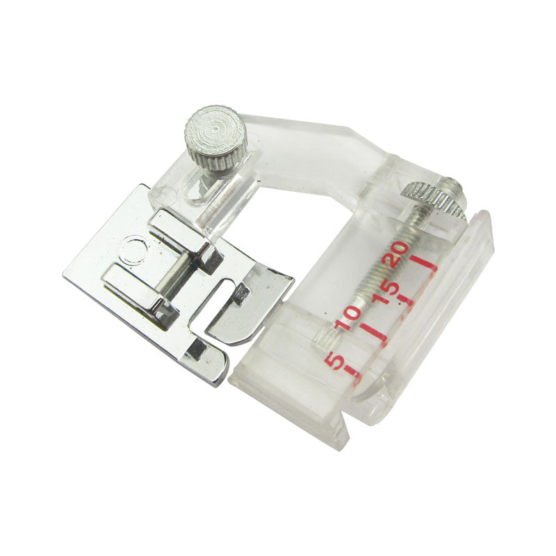 Bias Binder Presser Foot | Adjustable 5-20 mm Width, Snap-On Fit | Fits Brother, Singer, Babylock and More Sewing Machines 8