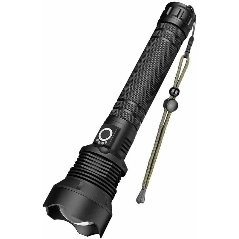 Telescopic Zoom Torch | Beam Distance Over 500 Metres | Rechargeable 4000 mAh Battery, USB-C Charging, 7-10 Hour Runtime 6