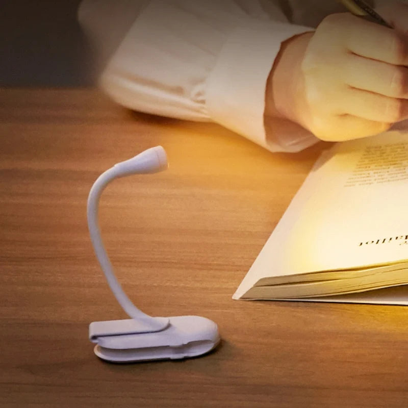 Rechargeable Reading Light | Bendable Neck, Dimmable Warm & Cool White | USB Charging, Up to 18 Hours Battery Life 6