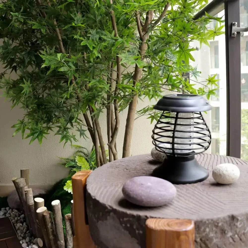 Solar Mosquito Zapper Lantern ABS Housing | 3-Position Setup, 10-Hour Runtime | IP65 Weatherproof, Dusk Sensor 2