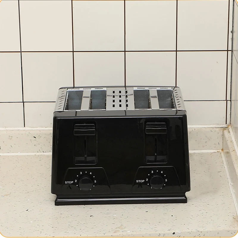 4-Slice Wide Slot Toaster | Adjustable Browning Toaster