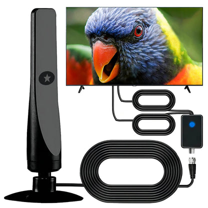 4K Digital TV Antenna with Signal Booster - Smart TV Compatible | Indoor HD Antenna 1