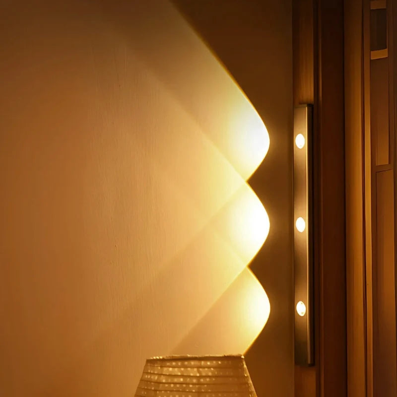 Arc Motion Sensor Light | Rechargeable, Magnetic Mount & Remote Control | Dimmable Warm, Cool & Natural White LED 10