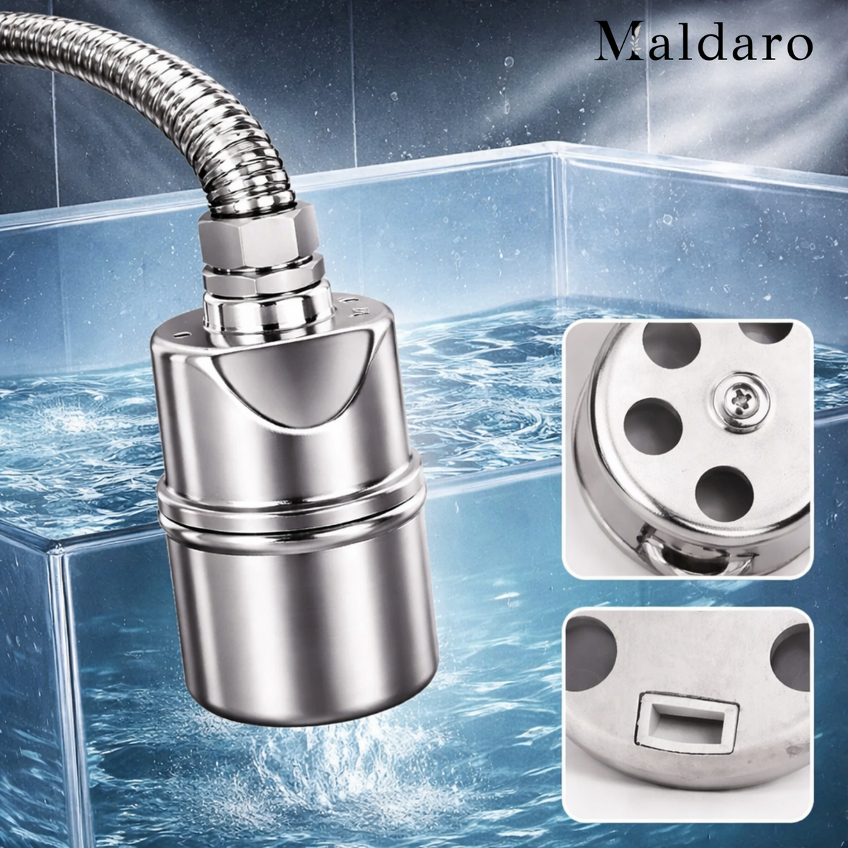 Automatic Float Valve Stainless Steel | Electricity-Free Water Level Control | Corrosion Resistant for Tanks, Pools & Troughs 4