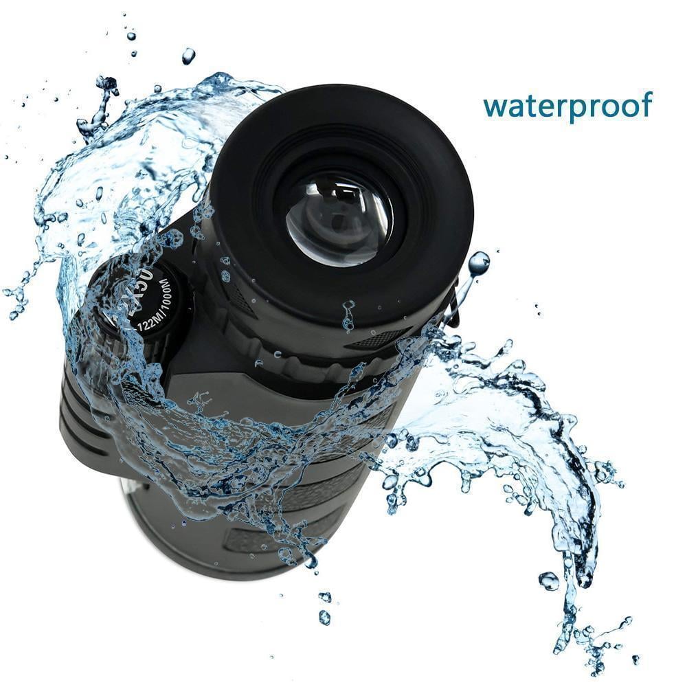12X50 Monocular Telescope | BAK4 Prism with 38 m/1000Yds Field of View | Smartphone Adapter and Tripod Included 6