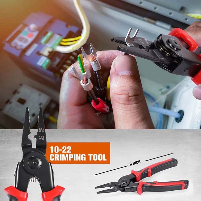 5-in-1 Interchangeable Plier Tool Set High Carbon Steel | Quick-Change Jaws for 5 Tools | Cuts Wire, Rope and Cable Cleanly