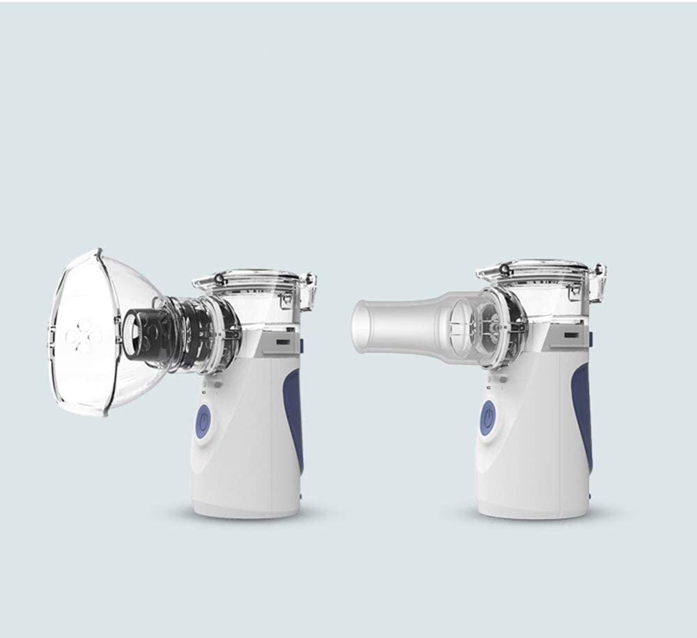 Portable Ultrasonic Nebulizer | Adjustable Airflow, 0.5-5 Micron Mist | USB Rechargeable, 25 ml Tank, Adult & Child Masks 8