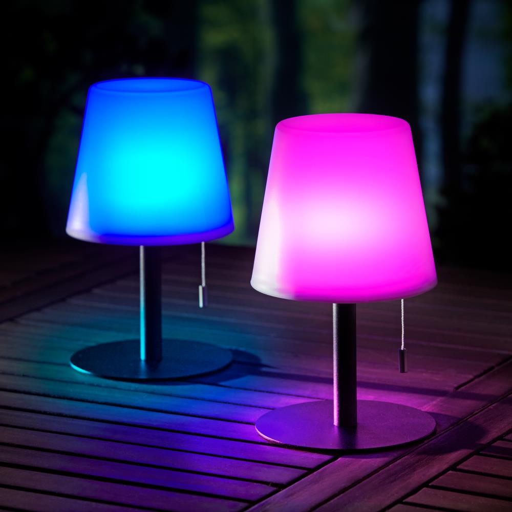Cordless Rechargeable Table Lamp | IP65 Waterproof, 16 Colours | Dimmable, 2000 mAh USB Charging, 8-12 Hour Runtime 16
