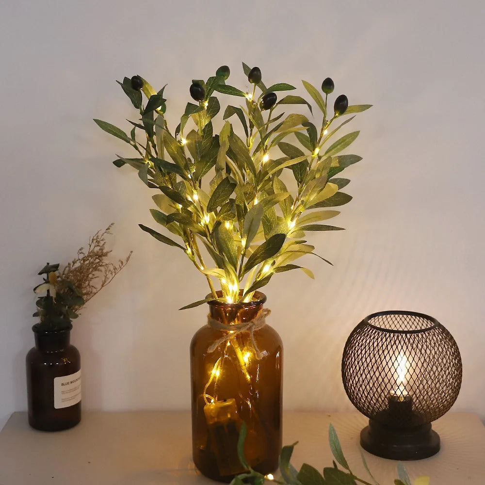 LED Branch Lights Plastic | Bendable Twigs, 20 LEDs, Battery-Powered | Flexible Décor Lighting for Home or Office 17