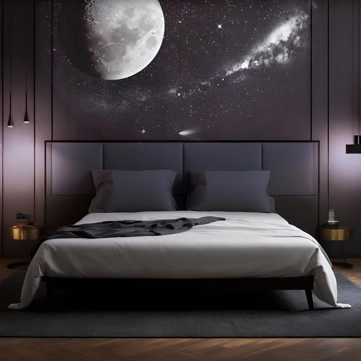 Space Projection Light | 13 or 19 Projection Motifs | USB Powered with Built-In Timer for a Calming Starry Night Display 5