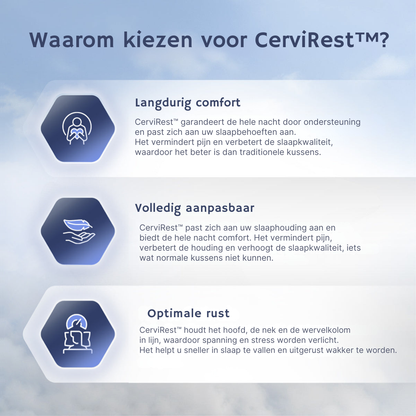 CerviRest™ l The Ergonomic Neck and Sleep Pillow