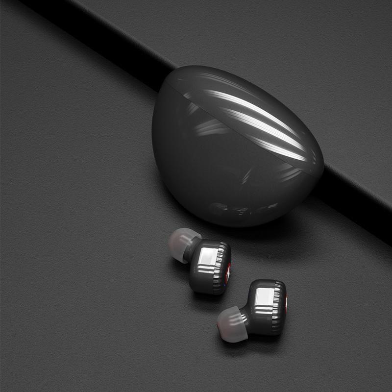 Wireless Bluetooth Earphones 5.1 | 8 mm Speaker Driver & 10 m Transmission Range | 300 mAh Charging Case, Sweatproof Design 5