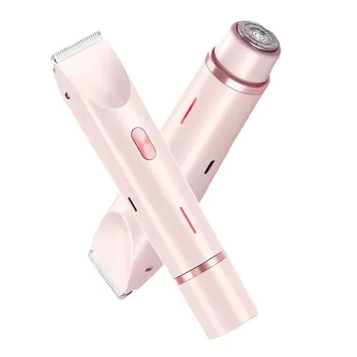 Women's Shaver for Face and Body | 2 Interchangeable Heads, IPX7 Waterproof | USB-C Cordless, Irritation-Free Finish 1