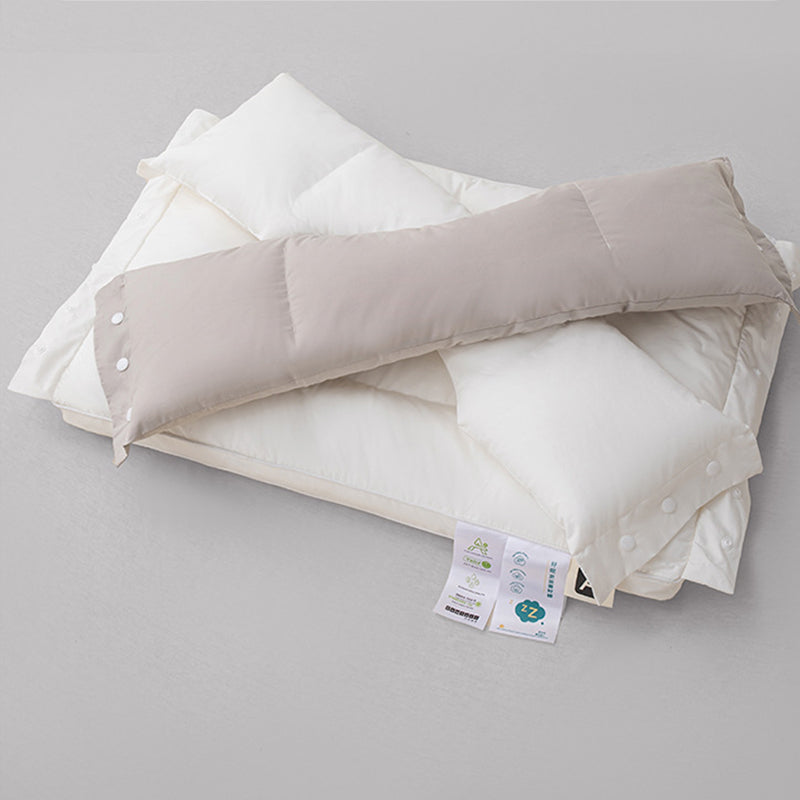 Cervical Neck Support Pillow | Dual-Zone Contour Design with Adjustable Height | Antibacterial Washable Cotton Cover 7
