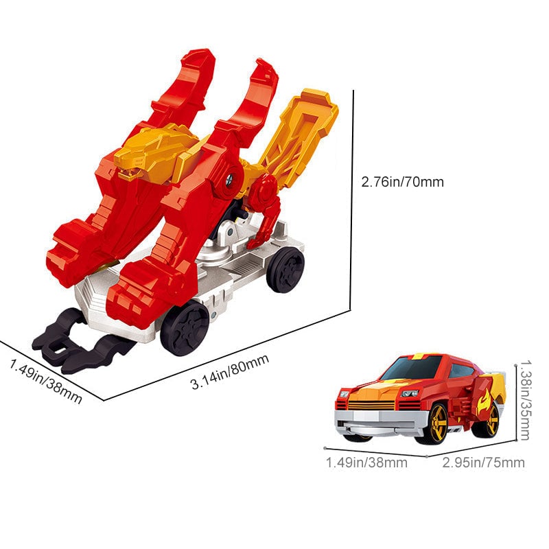 Flip Stunt Car Toy ABS | Self-Triggering Jump, Flip & Shape-Change Action | No Battery, Reusable, Impact-Resistant 4