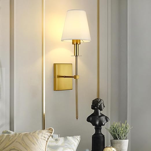 Cordless LED Wall Light Metal 61 x 11.8 cm | Gold or Black, Square or Round | No-Wire Fitting, 16-Colour Remote Dimming 15