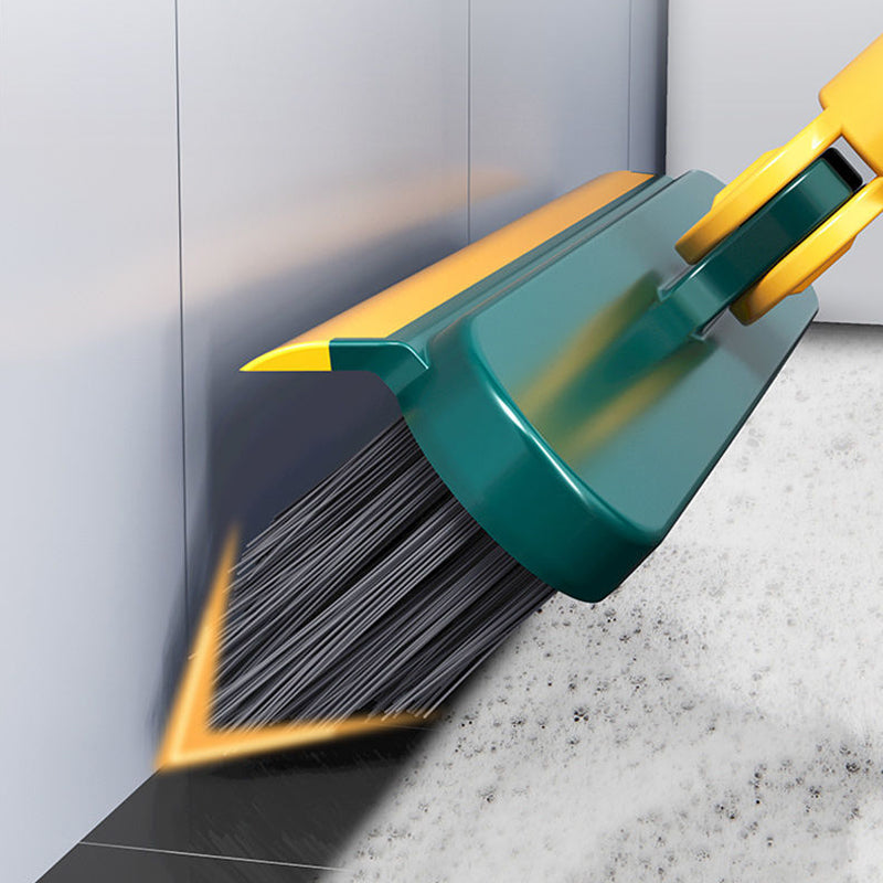 2 in 1 Floor Scrub Brush | PP Bristle and Rubber Scraper Combo | Detachable Head, Hanging Hole, Non-Slip Handle 6