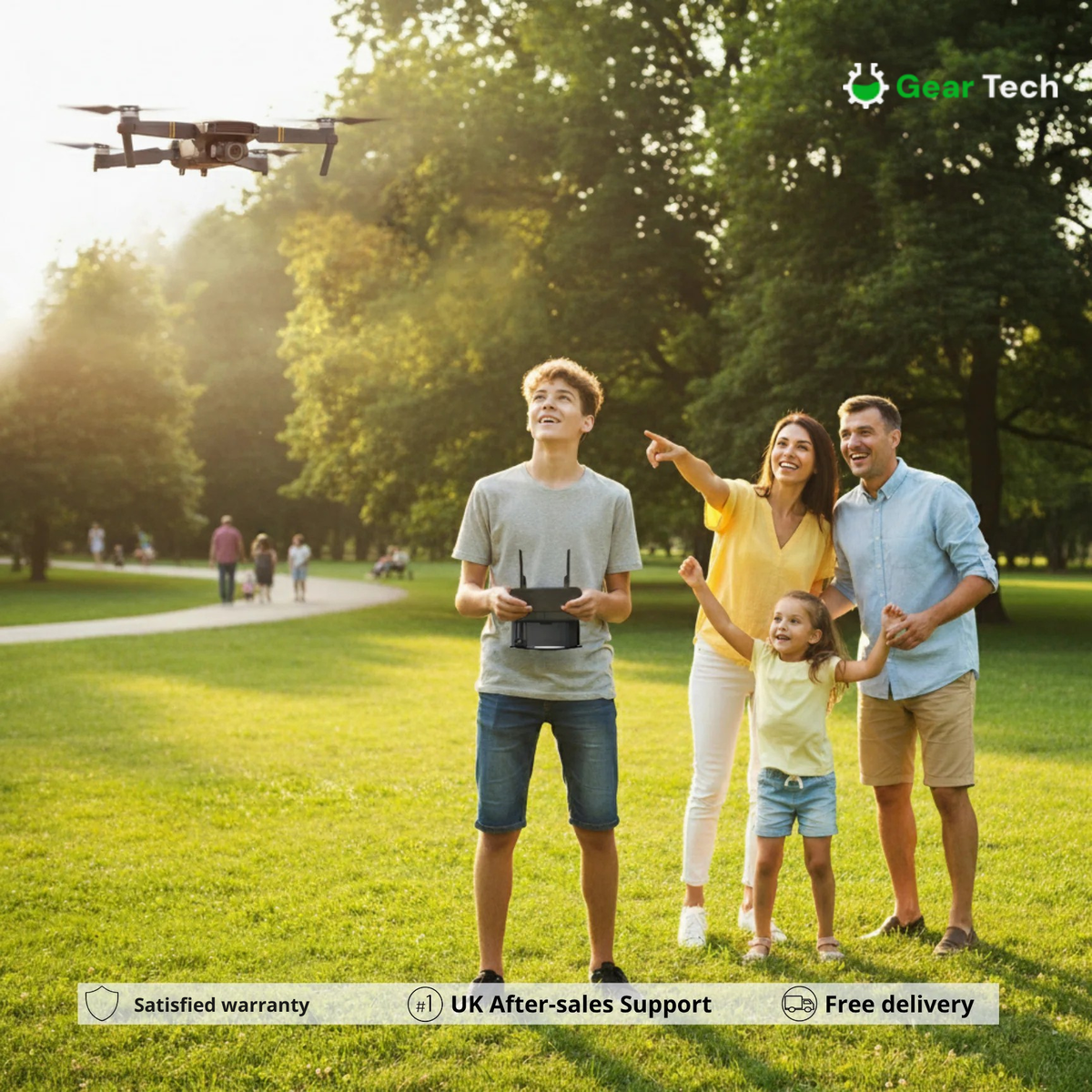 Drone with Camera for Beginners | 4K Ultra HD Video, GPS-Assisted Flight | Shock-Resistant Body for Safe Landings 9