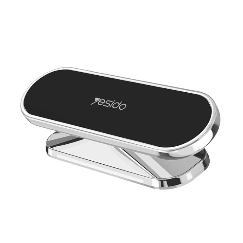 Magnetic Phone Holder Zinc Alloy | 360 Degree Rotating Mount | Secure Peel-and-Stick Car Mounting Kit with Metal Plates 3