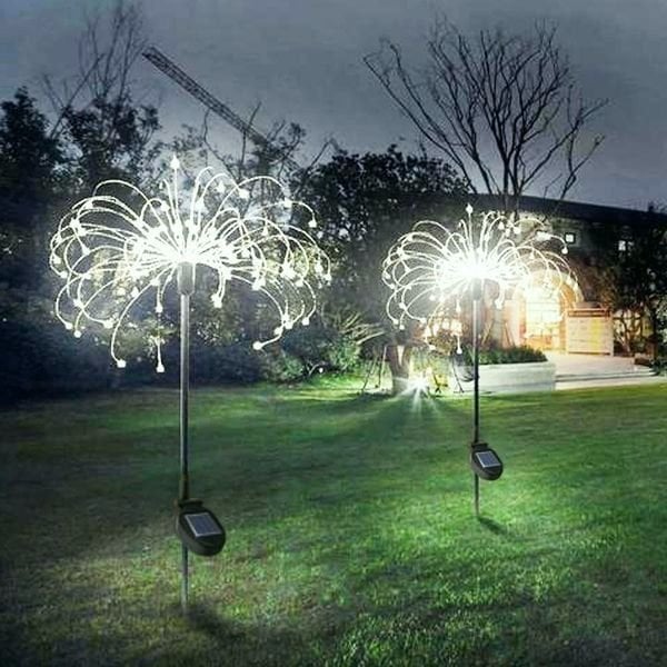 Solar Firework String Lights | 90 LEDs, Dual Lighting Modes | IP65 Weatherproof, Solar-Powered Garden Lighting 10