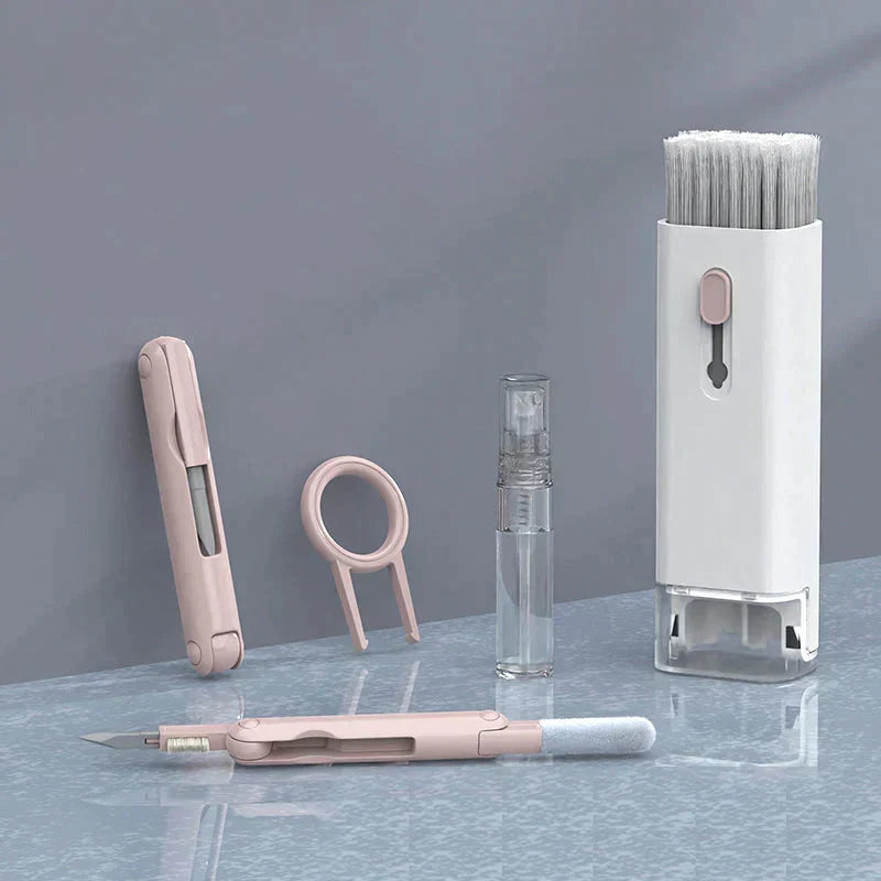 7-In-1 Electronics Cleaning Kit | Keyboard Brush, Keycap Puller and Screen Cleaner | Compact Multi-Tool for Devices