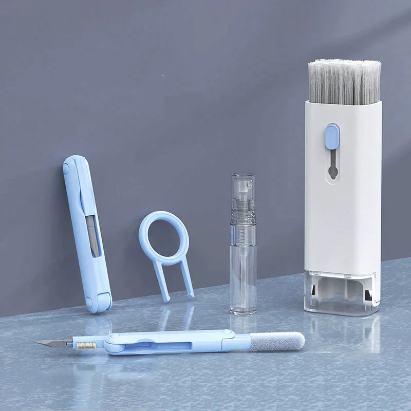 7-In-1 Electronics Cleaning Kit | Keyboard Brush, Keycap Puller and Screen Cleaner | Compact Multi-Tool for Devices